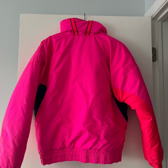 Retro 80’s Neon Sun Ice Ski Jacket (Warm!) - Picture 3 of 6